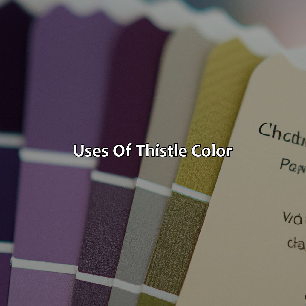 Uses Of Thistle Color  - What Color Is Thistle, 