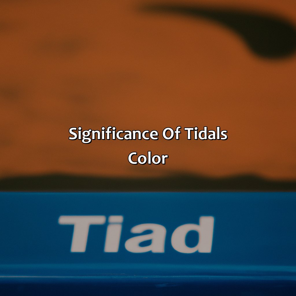 Significance Of Tidal