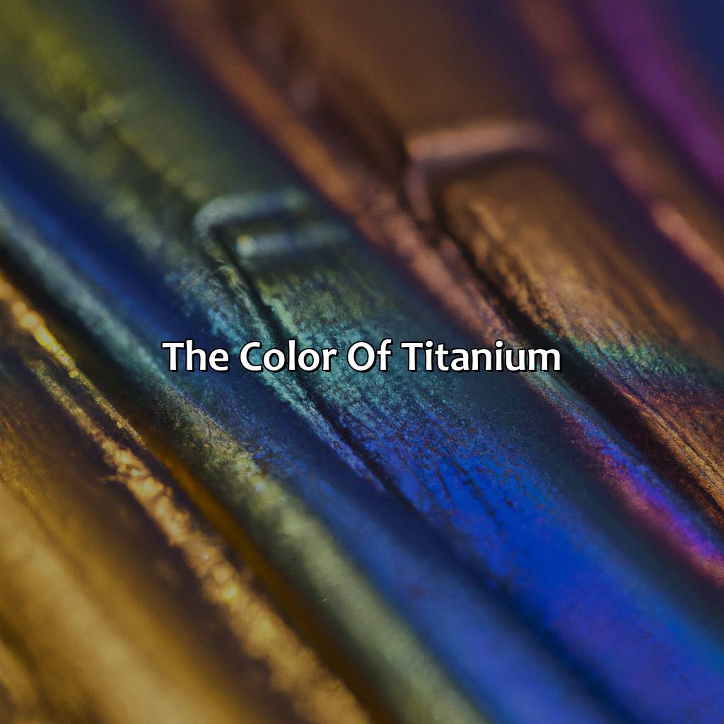 The Color Of Titanium  - What Color Is Titanium, 
