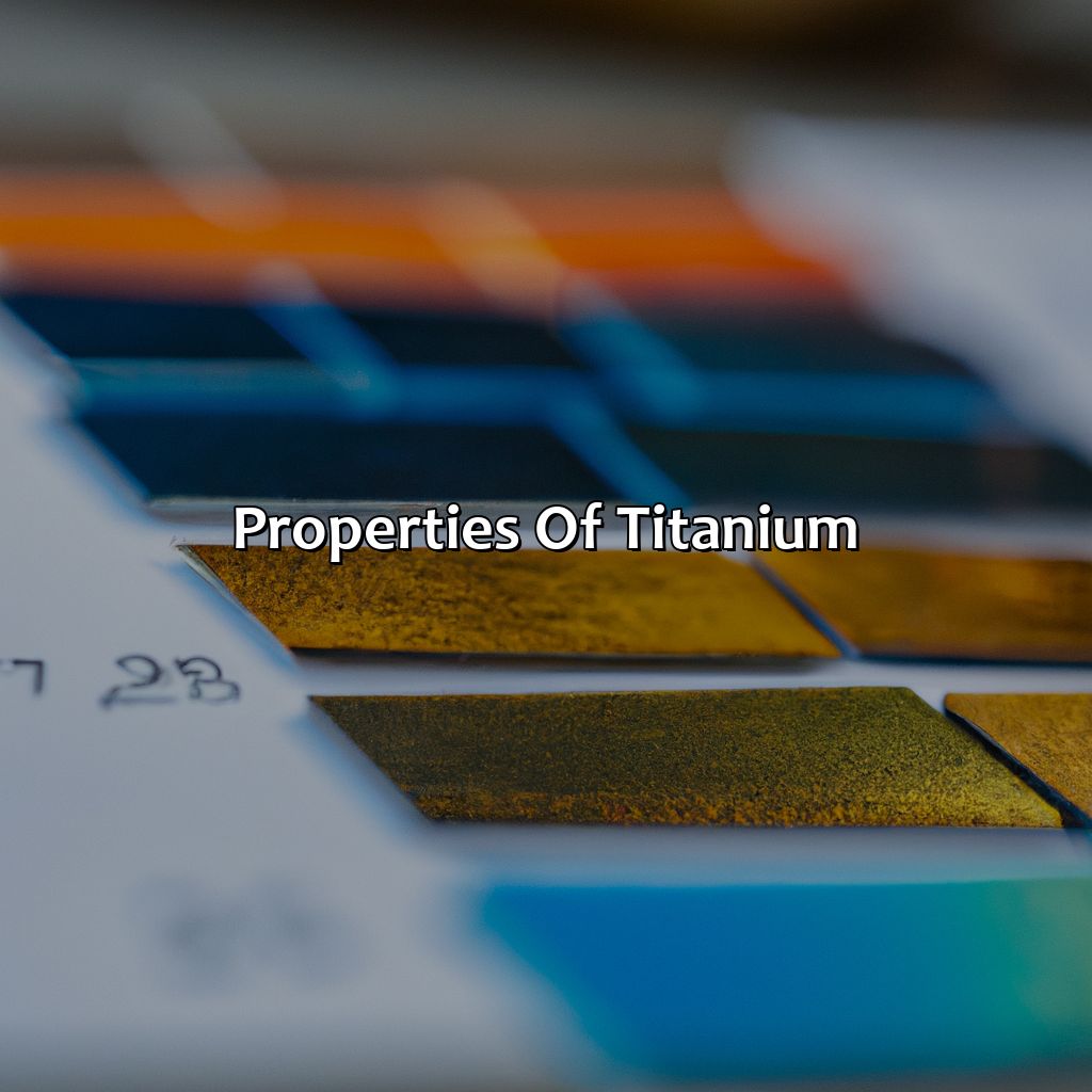 Properties Of Titanium  - What Color Is Titanium, 