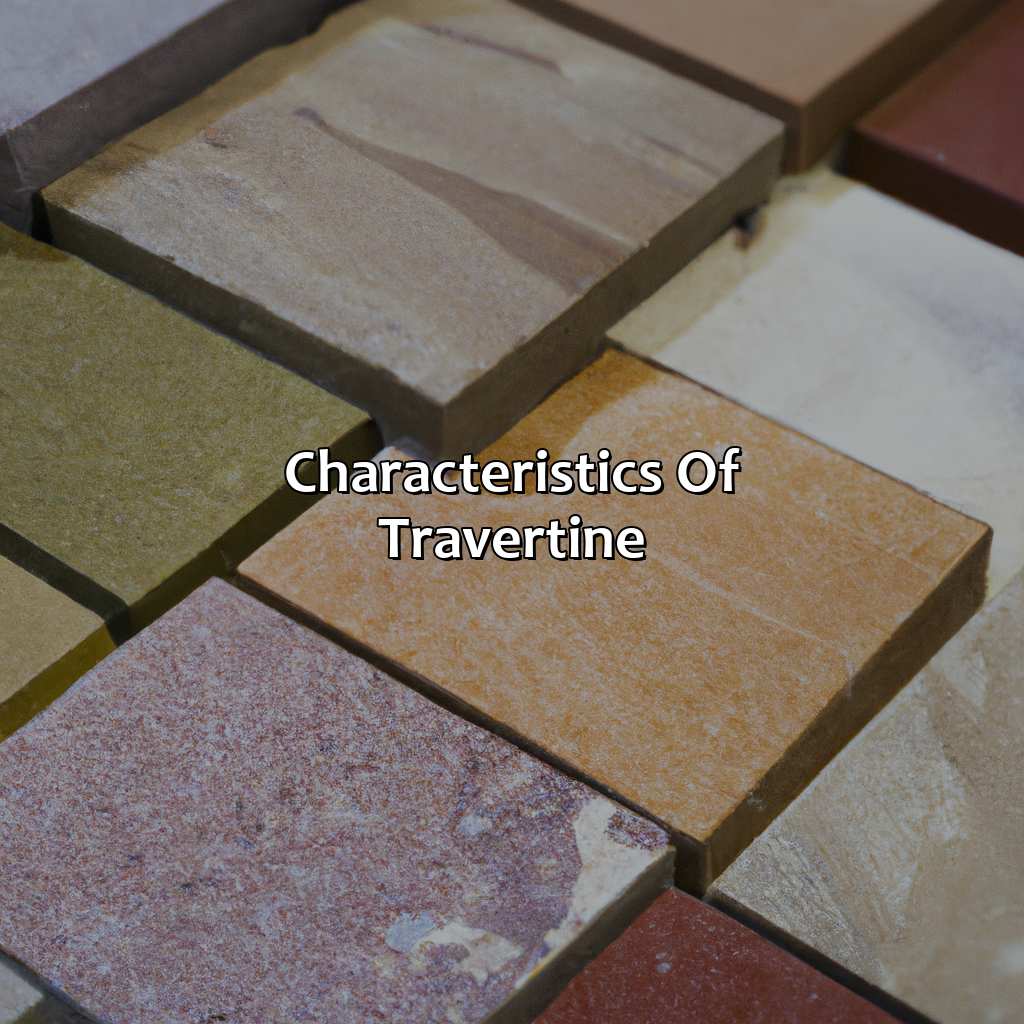 Characteristics Of Travertine  - What Color Is Travertine, 