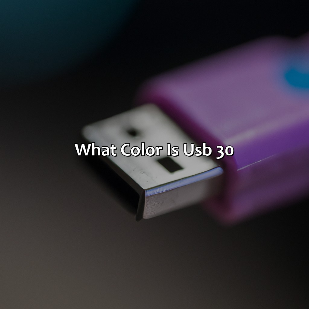 What Color Is Usb 3.0?  - What Color Is Usb 3.0, 