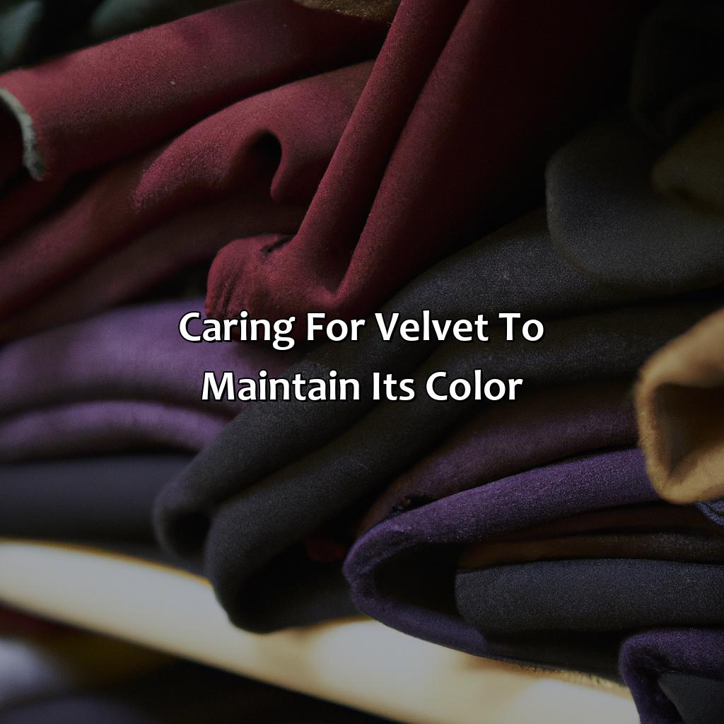 Caring For Velvet To Maintain Its Color - What Color Is Velvet, 
