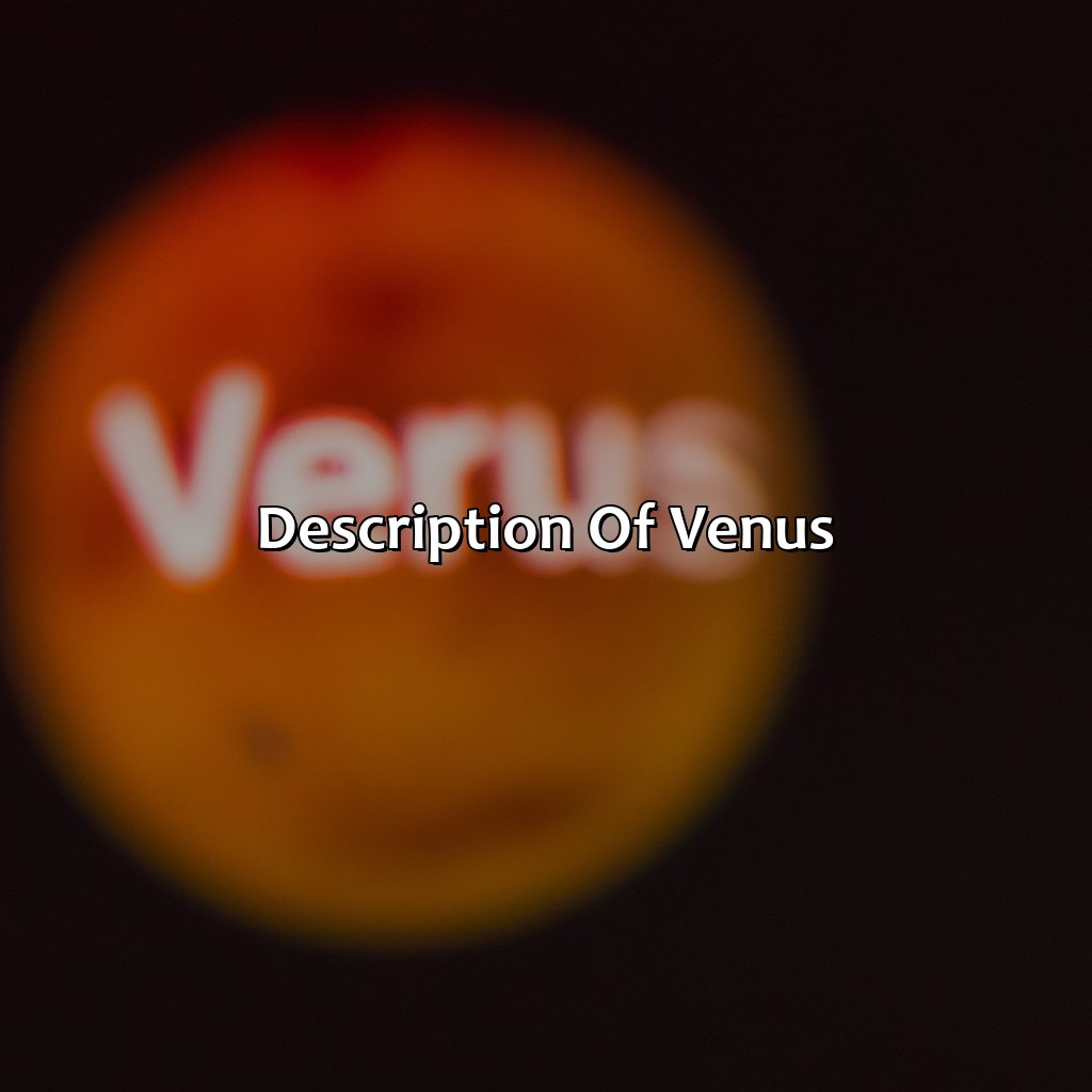 Description Of Venus  - What Color Is Venus Planet, 