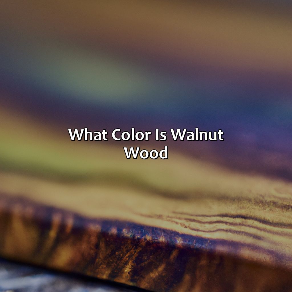 What Color Is Walnut Wood - colorscombo.com