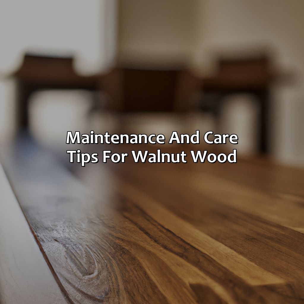 Maintenance And Care Tips For Walnut Wood  - What Color Is Walnut Wood, 