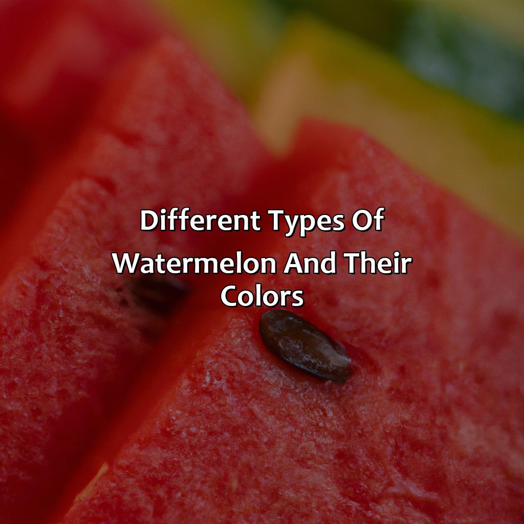 Different Types Of Watermelon And Their Colors  - What Color Is Watermelon, 