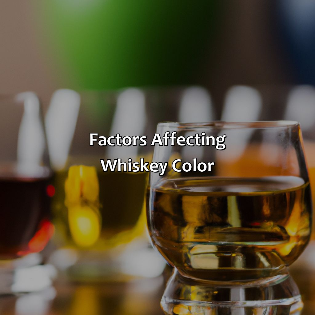 Factors Affecting Whiskey Color  - What Color Is Whiskey, 