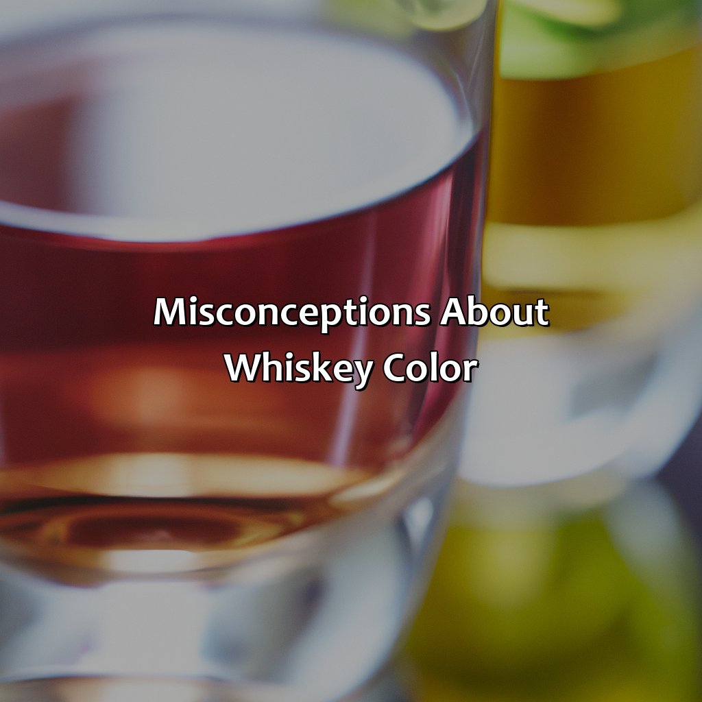 Misconceptions About Whiskey Color  - What Color Is Whiskey, 