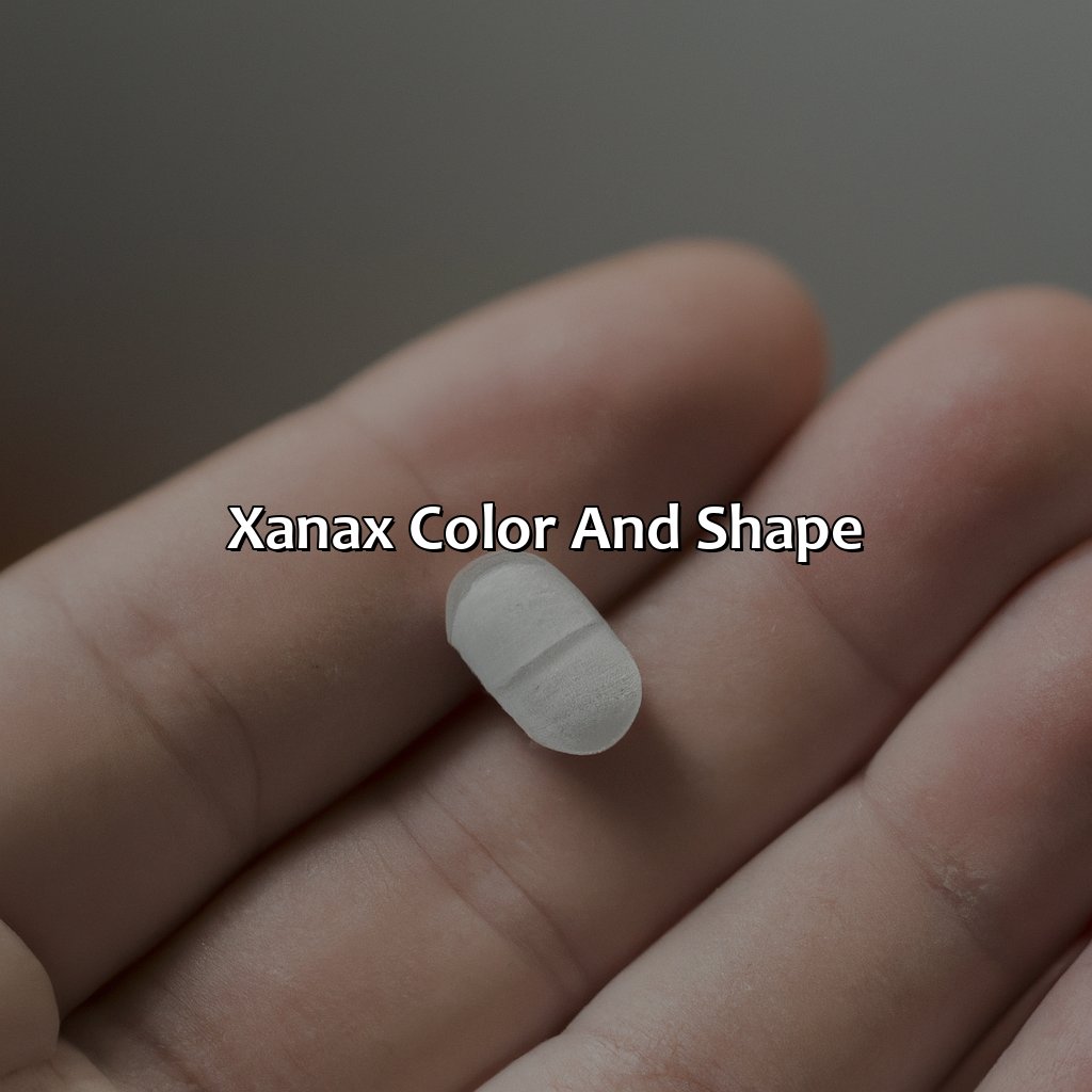 Xanax Color And Shape  - What Color Is Xanax, 