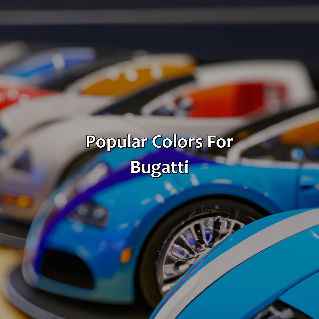 Popular Colors For Bugatti  - What Color Is Your Bugatti, 