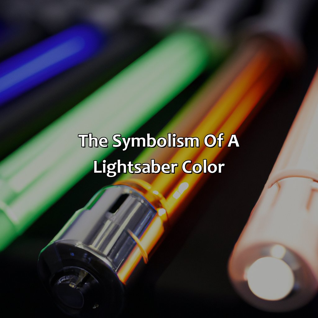 The Symbolism Of A Lightsaber Color - What Color Is Your Lightsaber, 