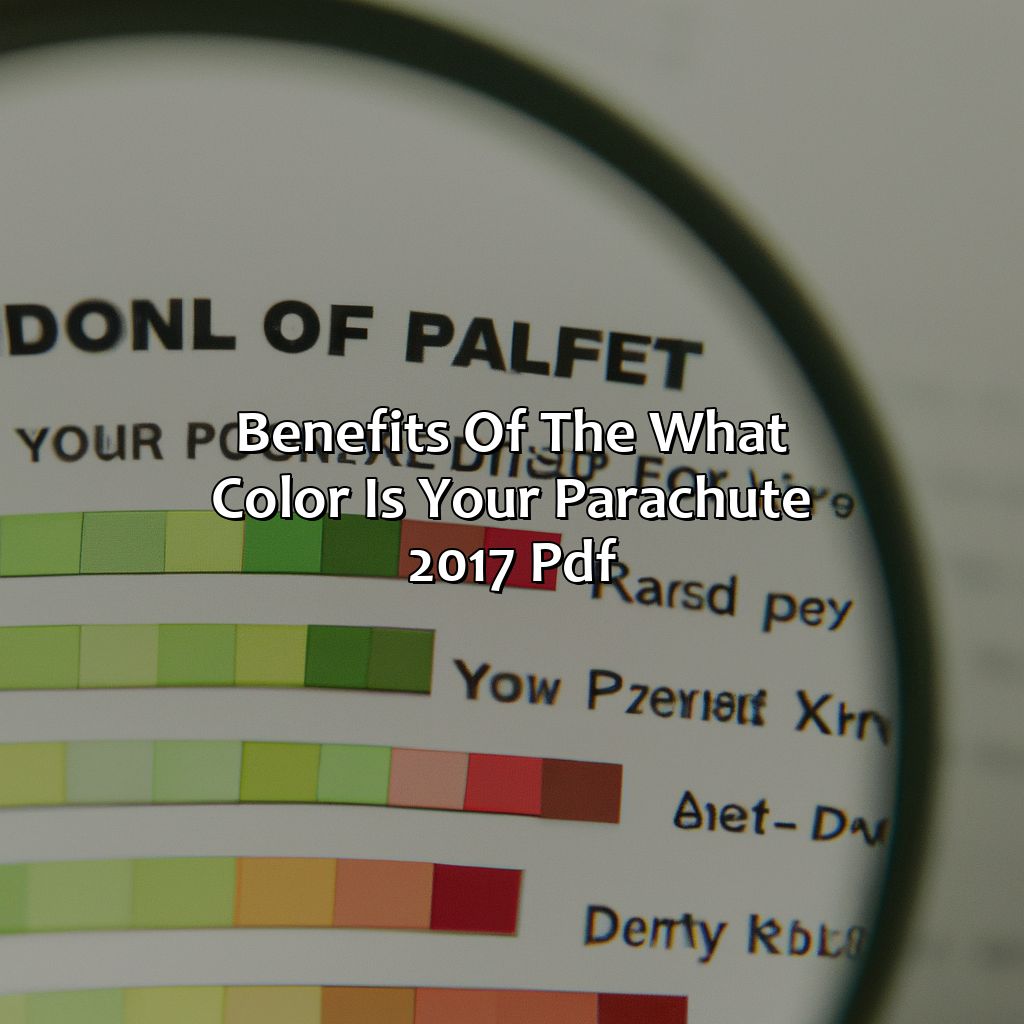 Benefits Of The "What Color Is Your Parachute 2017" Pdf  - What Color Is Your Parachute 2017 Pdf Free Download, 