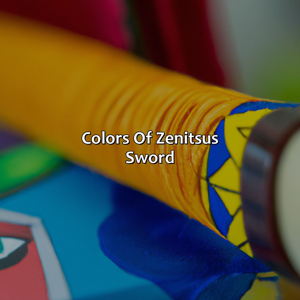 Colors Of Zenitsu