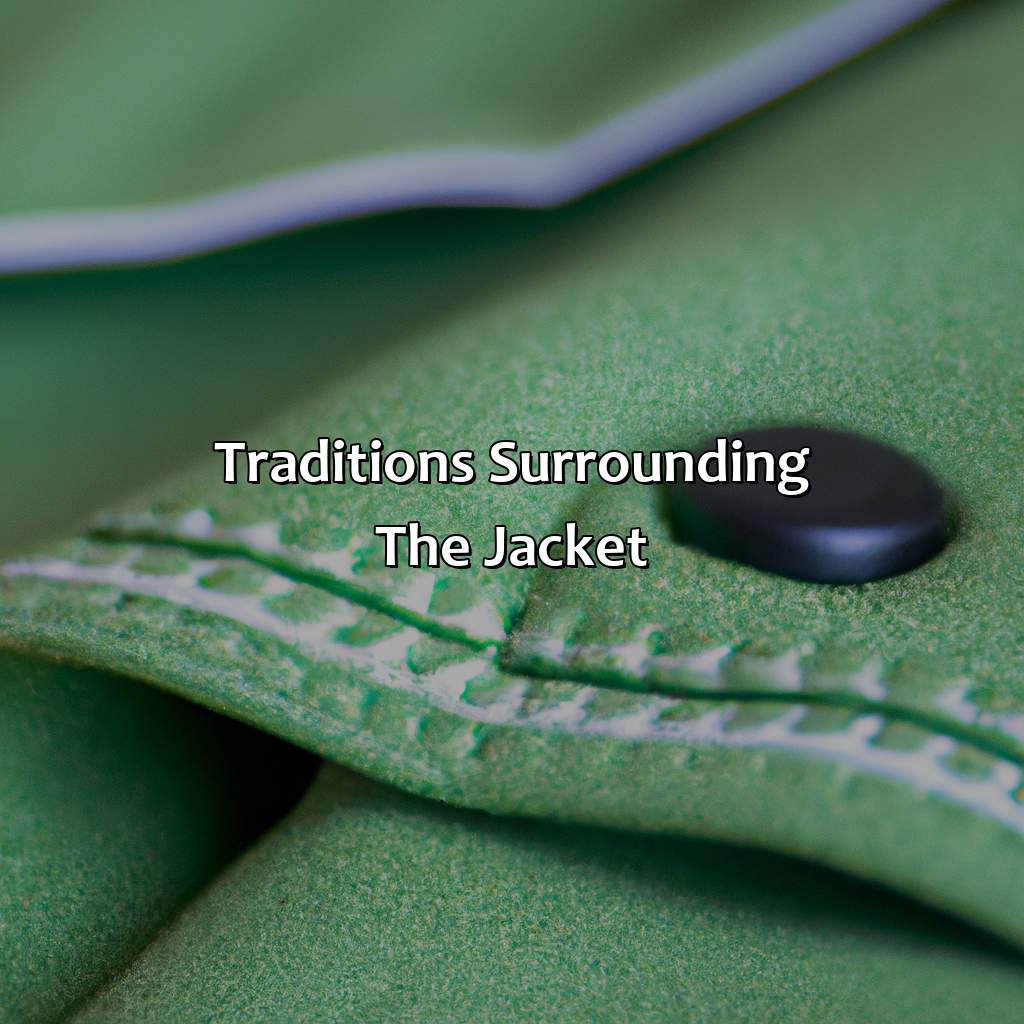 Traditions Surrounding The Jacket  - What Color Jacket Is The Winner Of The Masters Golf Tournament Awarded?, 