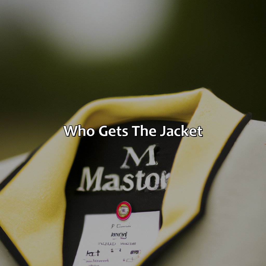 Who Gets The Jacket  - What Color Jacket Is The Winner Of The Masters Golf Tournament Awarded?, 