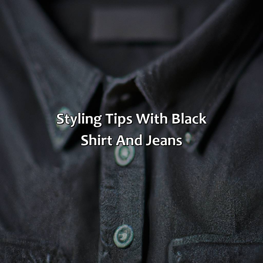 Styling Tips With Black Shirt And Jeans  - What Color Jeans To Wear With Black Shirt, 