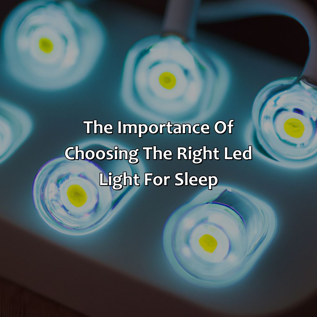The Importance Of Choosing The Right Led Light For Sleep  - What Color Led Light Helps You Sleep Besides Red, 