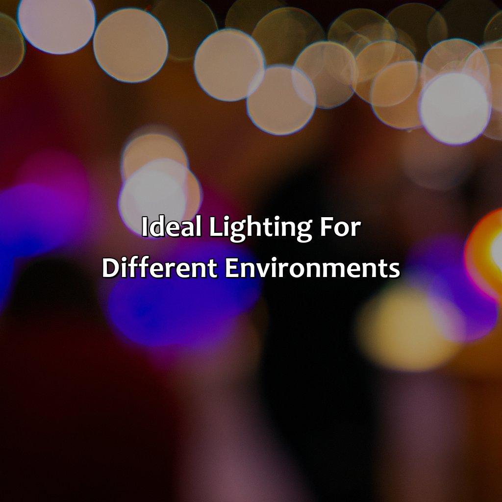Ideal Lighting For Different Environments  - What Color Lighting Makes You Look Best, 