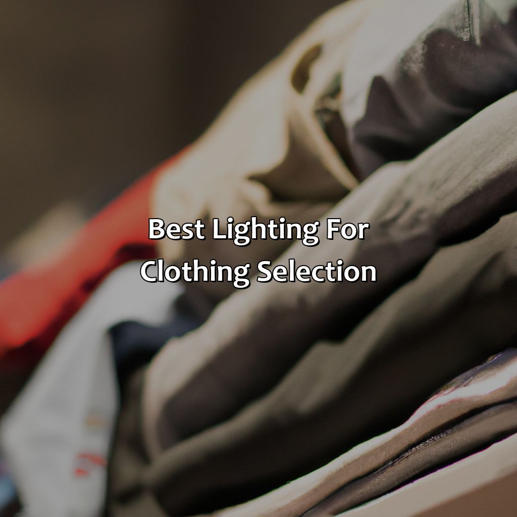 Best Lighting For Clothing Selection  - What Color Lighting Makes You Look Best, 