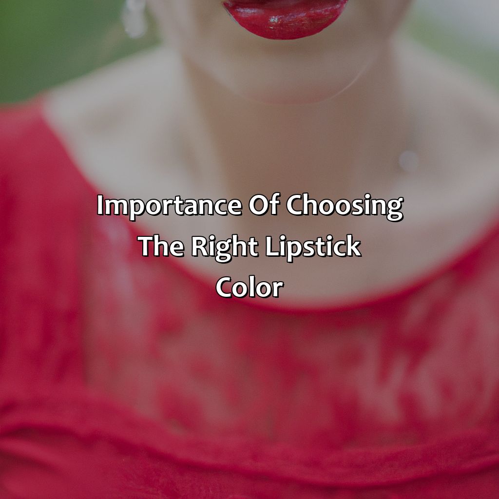 Importance Of Choosing The Right Lipstick Color  - What Color Lipstick With Red Dress, 