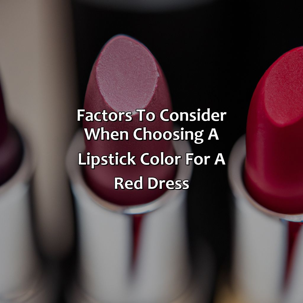 Factors To Consider When Choosing A Lipstick Color For A Red Dress  - What Color Lipstick With Red Dress, 
