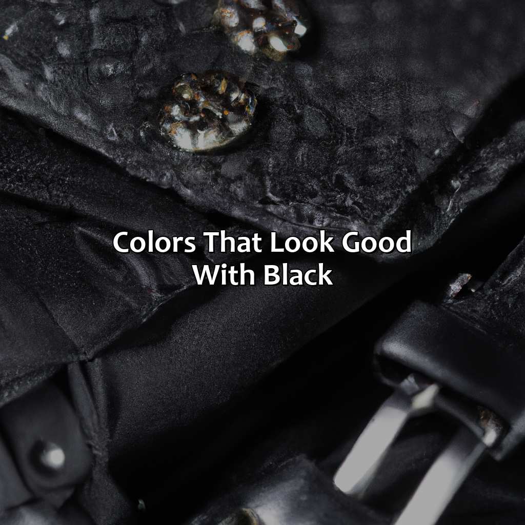 Colors That Look Good With Black  - What Color Looks Good With Black, 