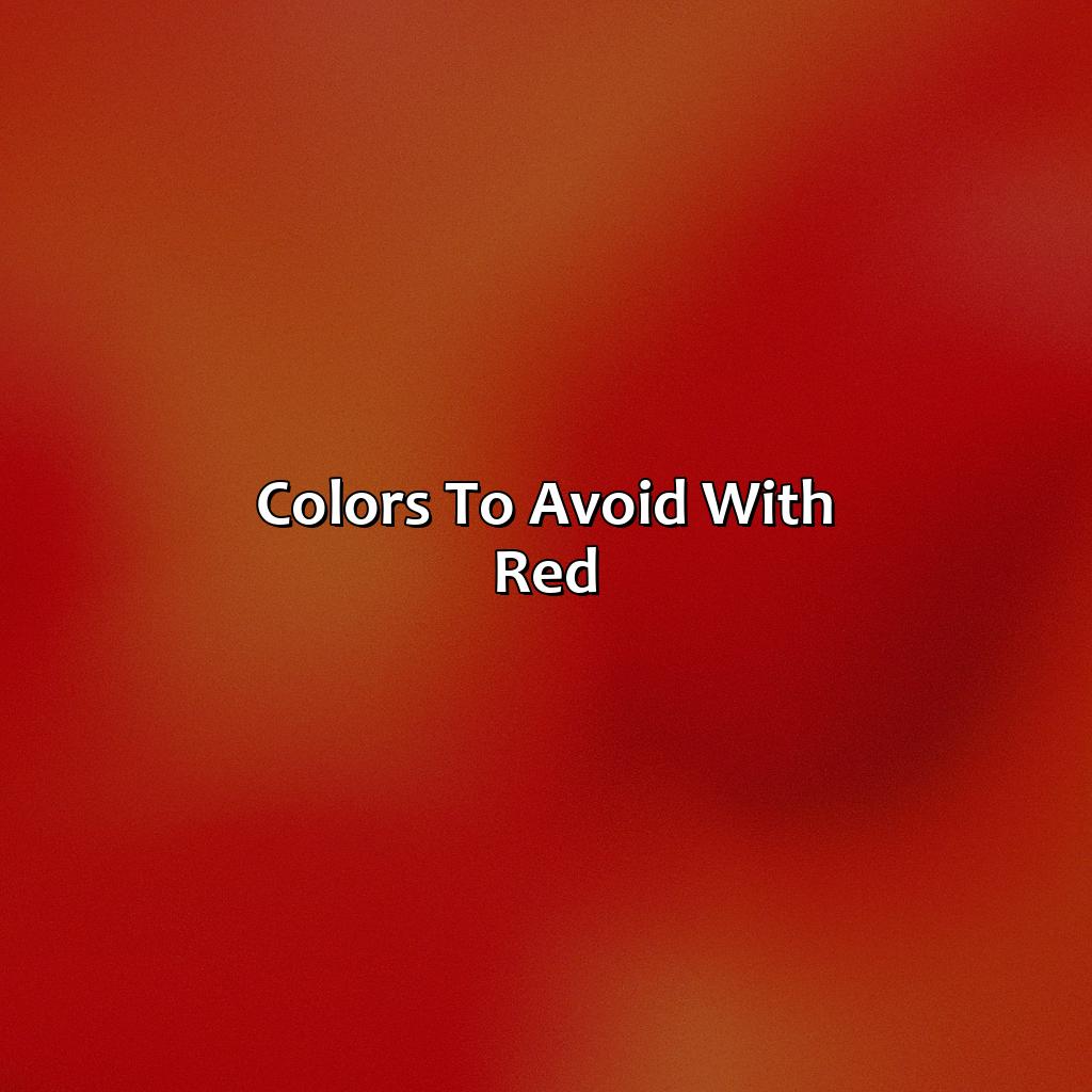 What Color Looks Good With Red - colorscombo.com
