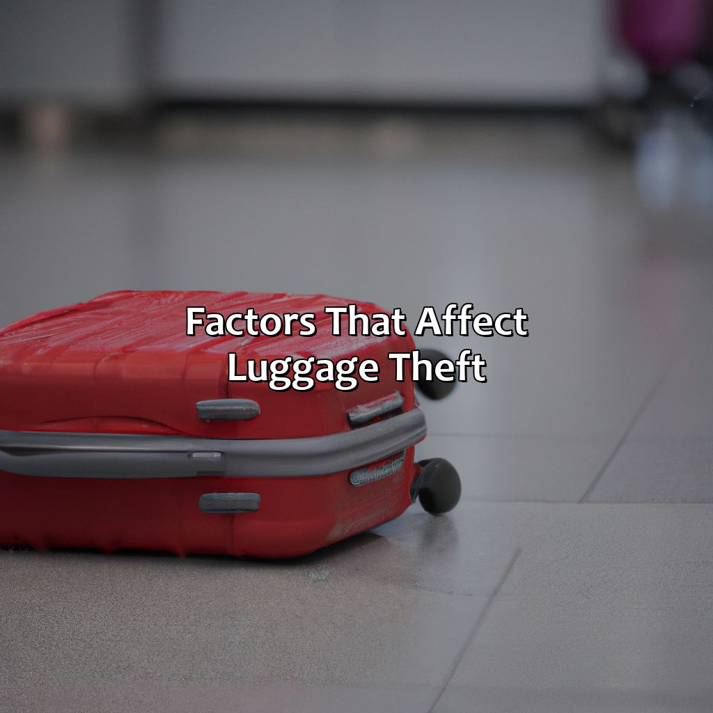 Factors That Affect Luggage Theft - What Color Luggage Is Most Likely To Be Stolen, 