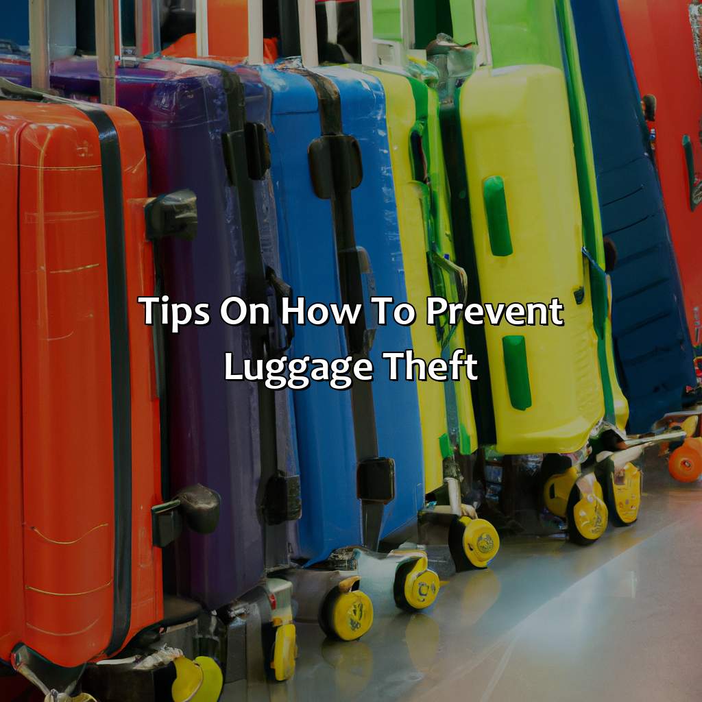 Tips On How To Prevent Luggage Theft - What Color Luggage Is Most Likely To Be Stolen, 