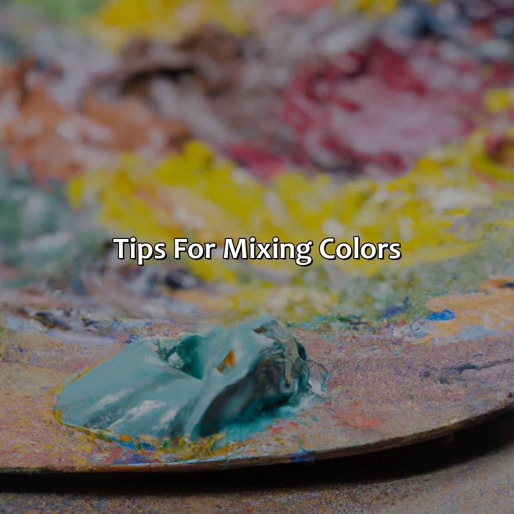 Tips For Mixing Colors  - What Color Make Green, 