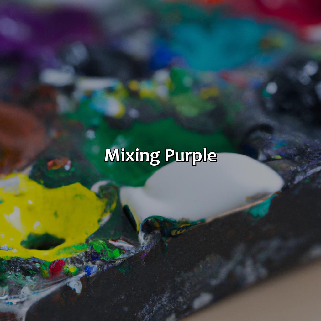 Mixing Purple  - What Color Make Purple, 
