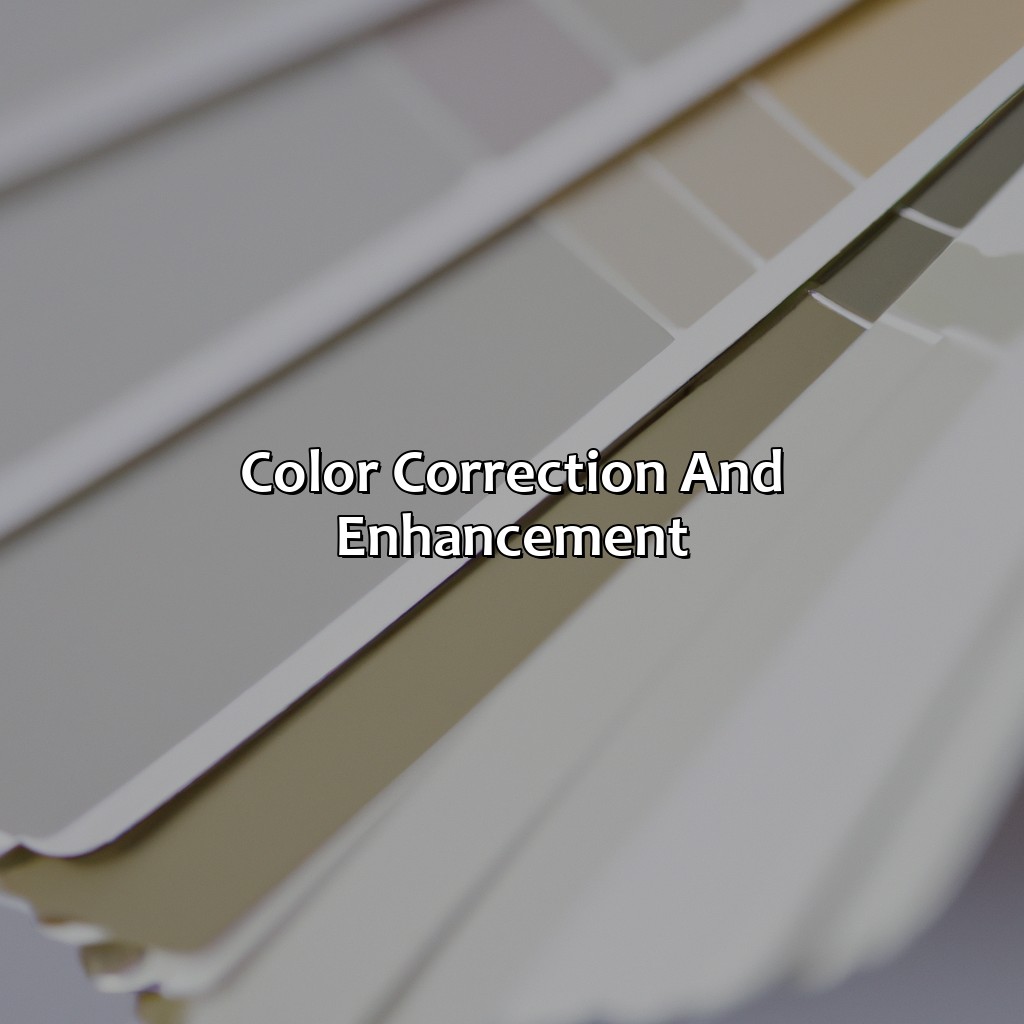 Color Correction And Enhancement  - What Color Make White, 