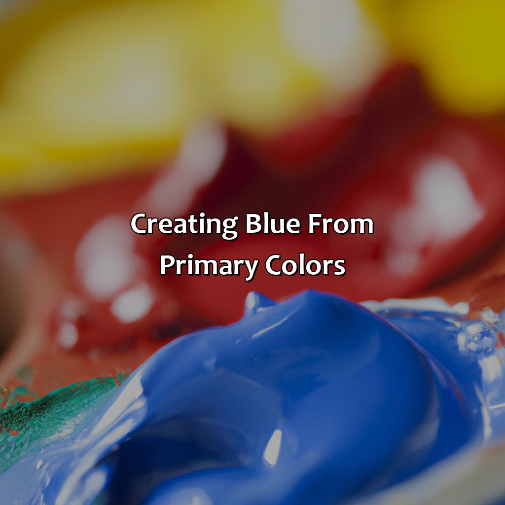 Creating Blue From Primary Colors  - What Color Makes Blue, 