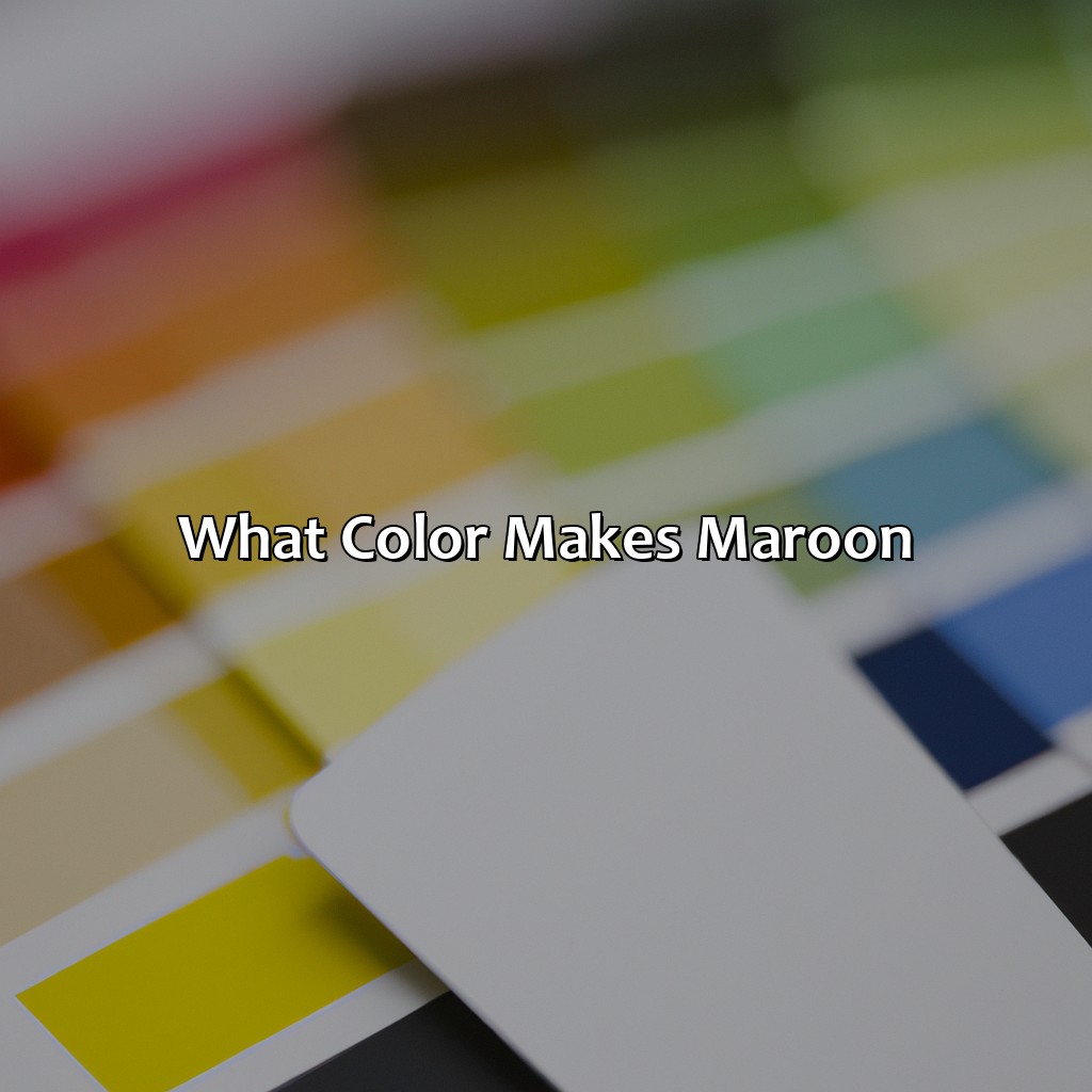 What Color Makes Maroon - colorscombo.com