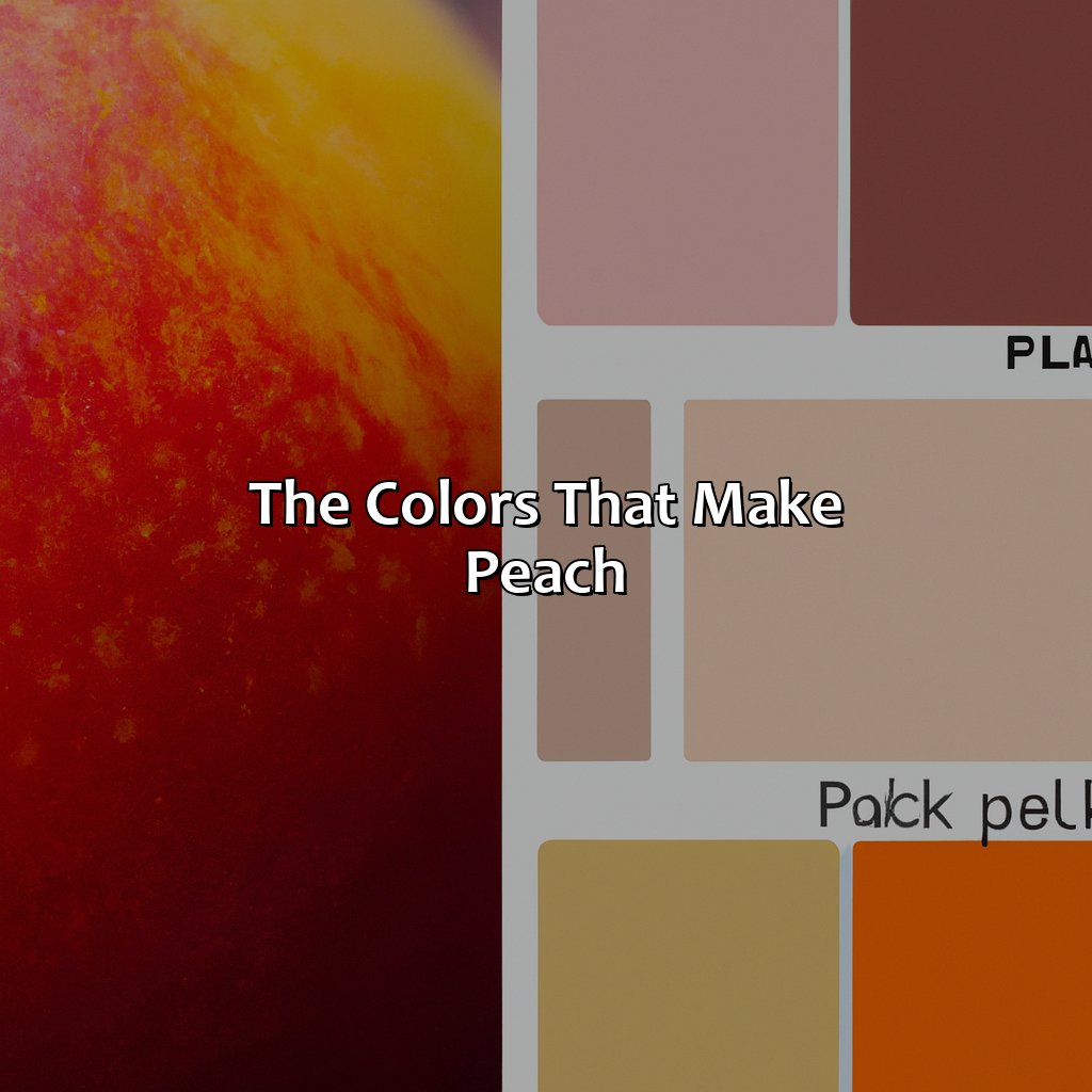 The Colors That Make Peach  - What Color Makes Peach, 