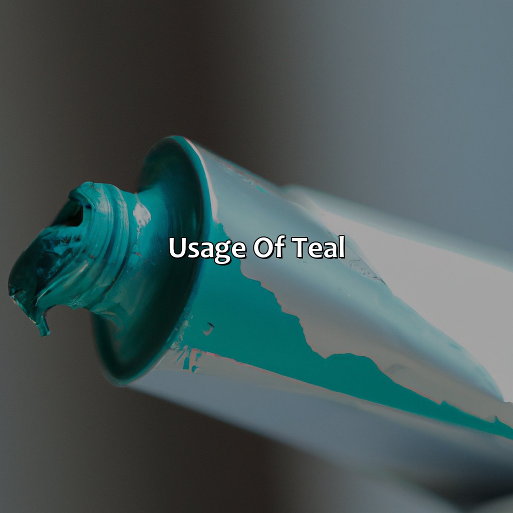 Usage Of Teal  - What Color Makes Teal, 