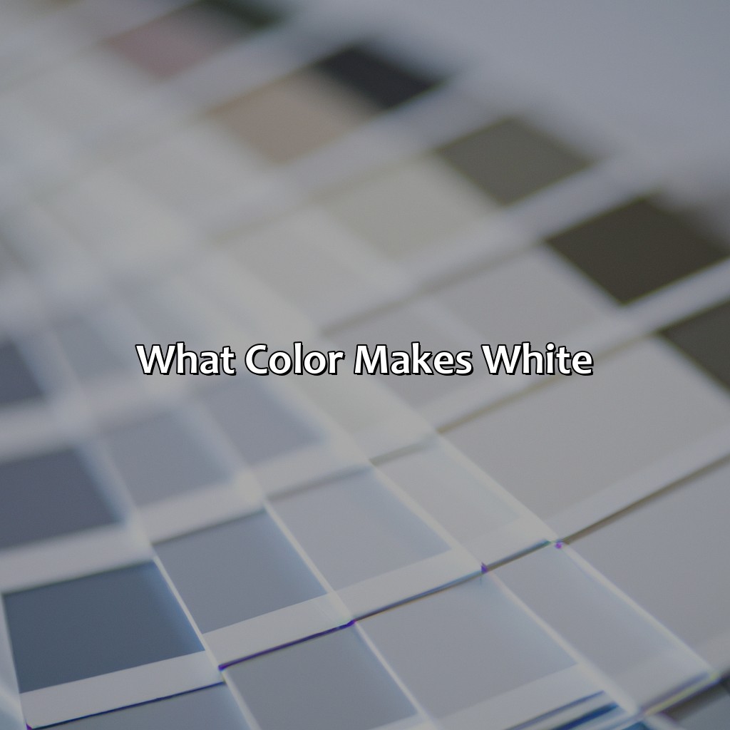 What Color Makes White - colorscombo.com