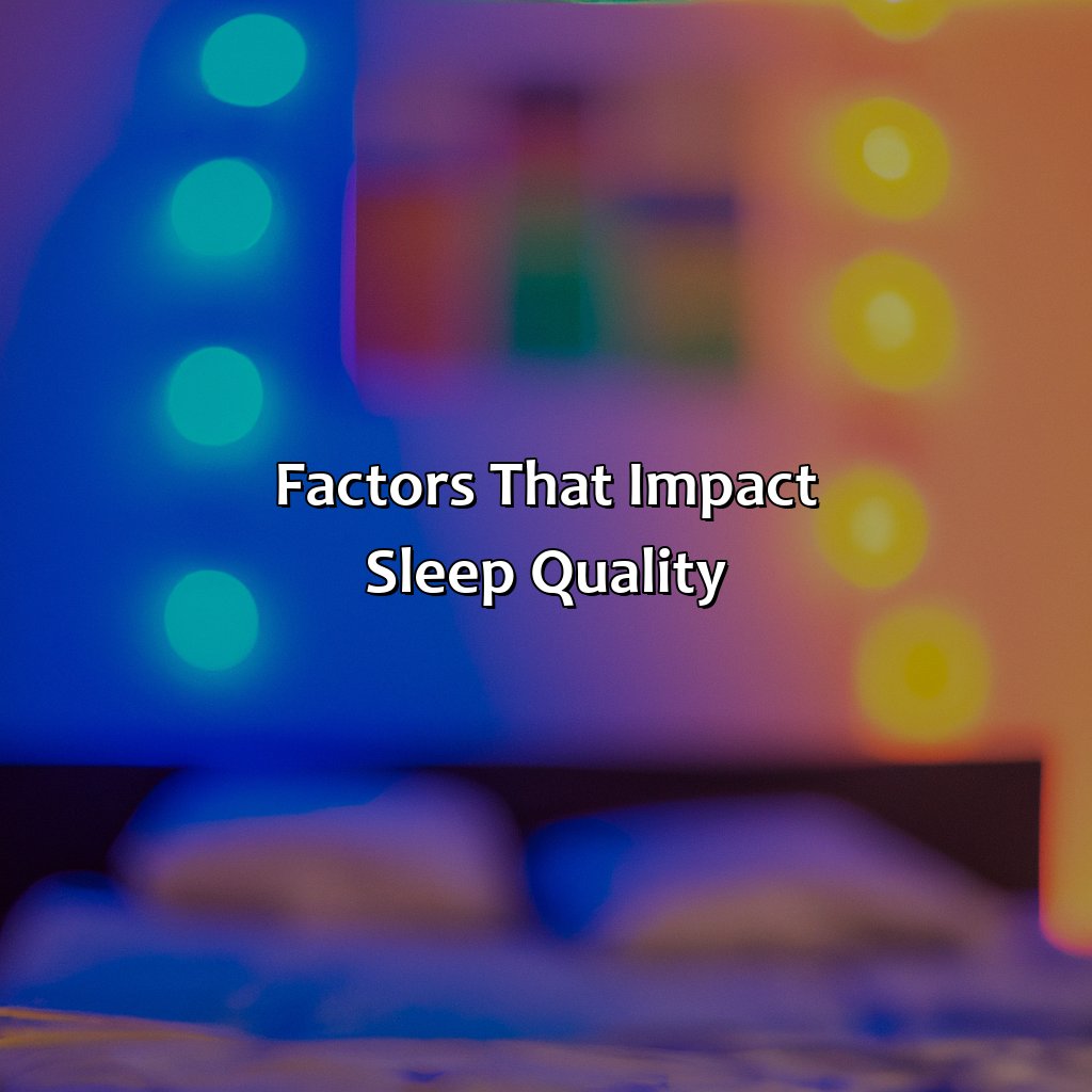 Factors That Impact Sleep Quality - What Color Makes You Sleepy, 