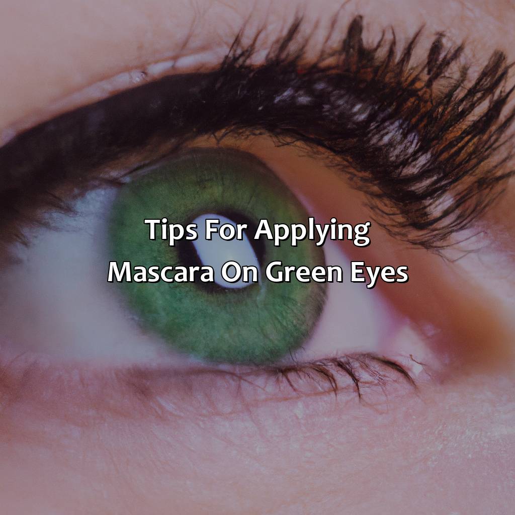 Tips For Applying Mascara On Green Eyes  - What Color Mascara For Green Eyes, 