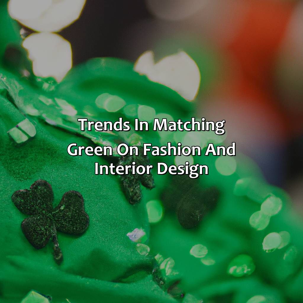 Trends In Matching Green On Fashion And Interior Design  - What Color Matches Green, 