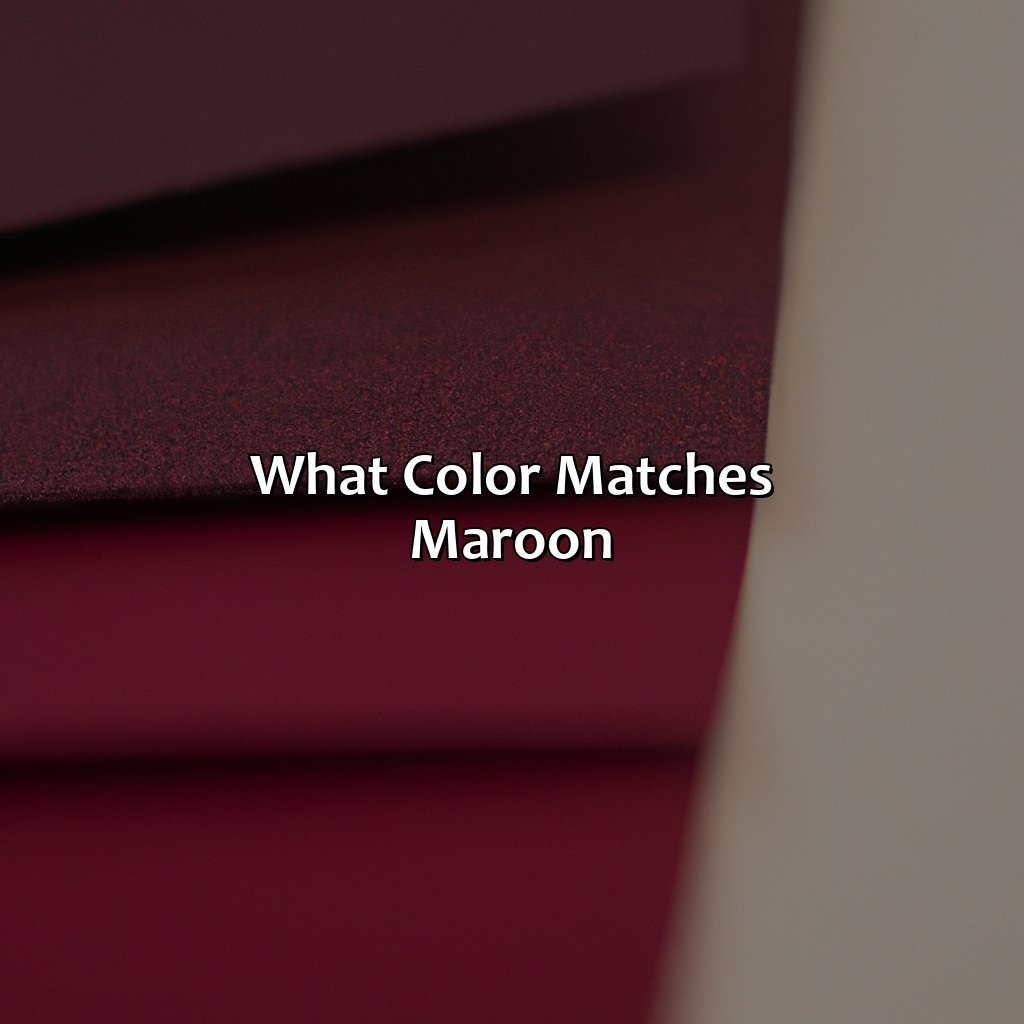 What Color Matches Maroon - colorscombo.com