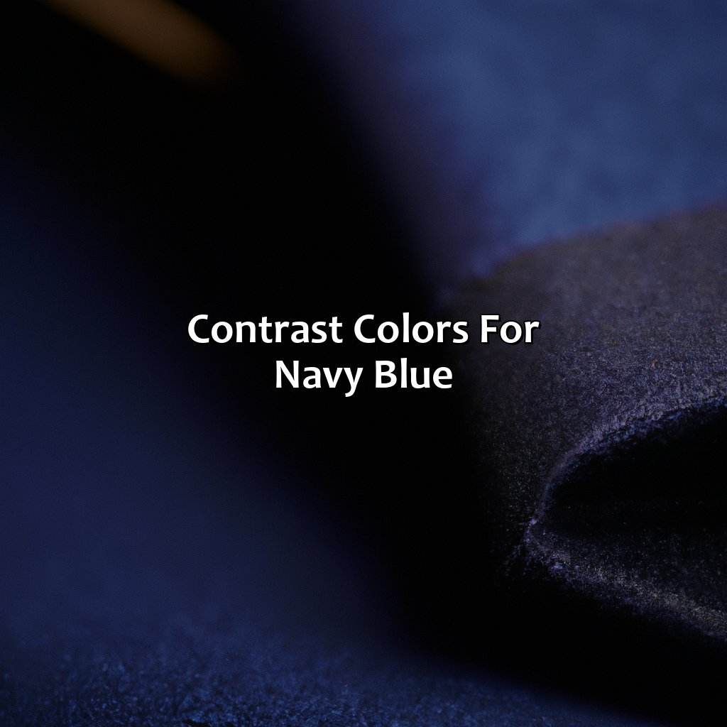 Contrast Colors For Navy Blue  - What Color Matches Navy Blue, 