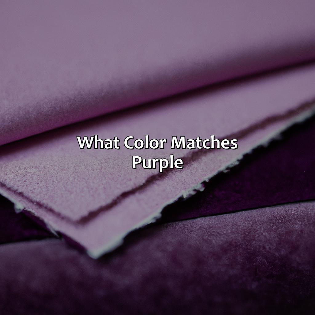 What Color Matches Purple - colorscombo.com