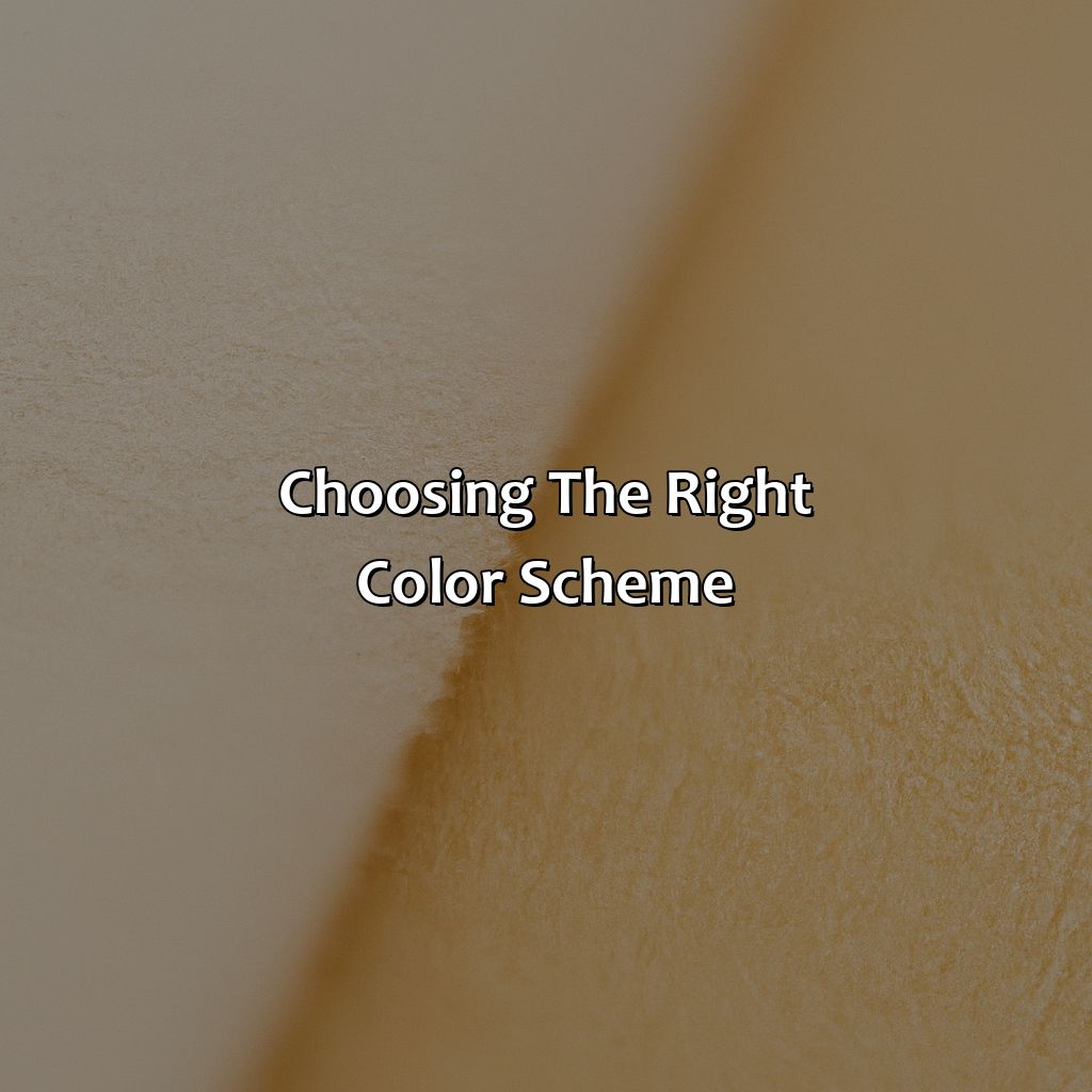 Choosing The Right Color Scheme  - What Color Matches With Beige, 