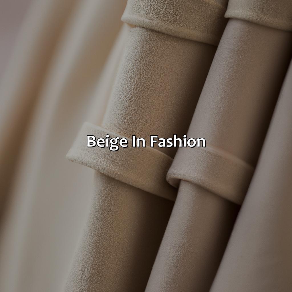 Beige In Fashion  - What Color Matches With Beige, 