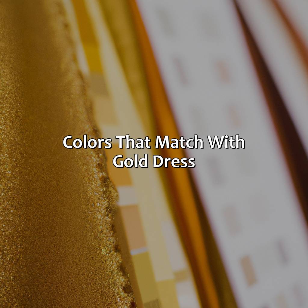 Colors That Match With Gold Dress  - What Color Matches With Gold Dress, 