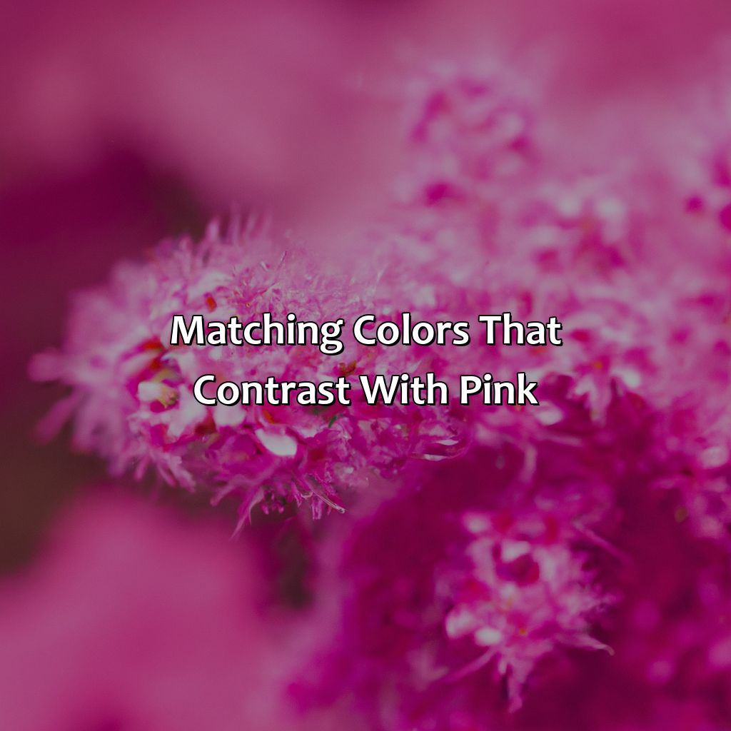 Matching Colors That Contrast With Pink  - What Color Matches With Pink, 
