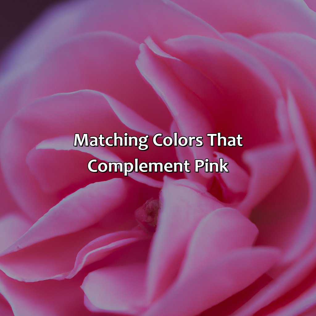 Matching Colors That Complement Pink  - What Color Matches With Pink, 