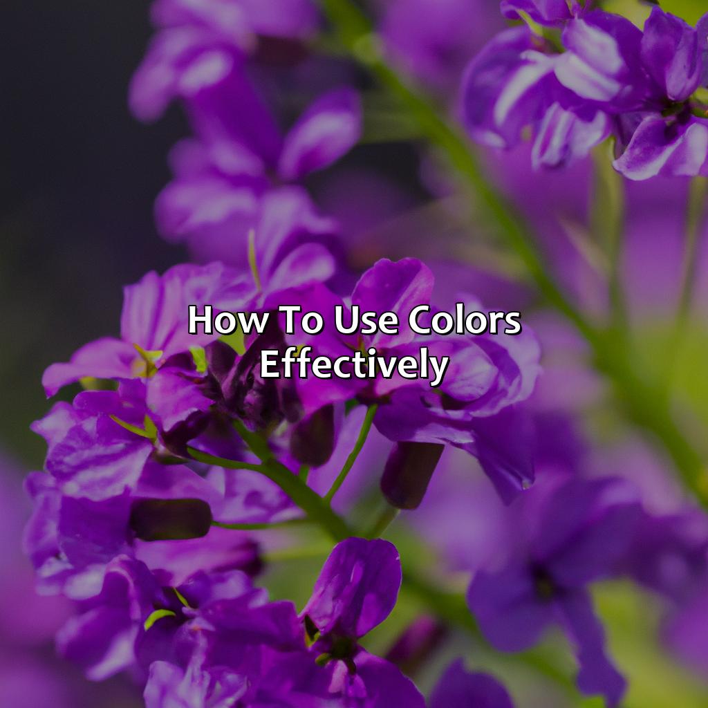 How To Use Colors Effectively  - What Color Matches With Purple, 